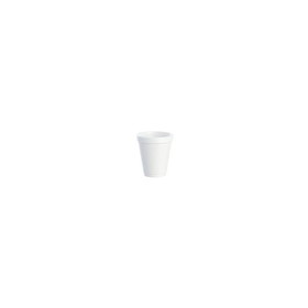 Dart Container 6J6 J Cup 6 Oz, White, Expanded Polystyrene, J Cup, Insulated, Foam Drink Cup (1000 per Case)