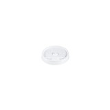 Dart Container 8UL Foam Cup/Container Lid White, High Impact Polystyrene, Sip Thru, Lid for 8J8/8KY8/10FJ8/8X8 8 Oz Foam Cup/Container (1000 per Case)