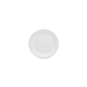 Dart 9PWCR Concorde 9" W, White, Extruded Polystyrene, Reduced Cube, Non-Laminated, Foam Dinnerware Plate (500/CS)