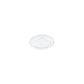 Dart Container L32C Cold Drink Cup Lid Clear, Polyethylene Terephthalate, Recyclable, Straw Slotted, Identification Lid for Cold Drink Cup, (1000/CS) FITS 32&30 SERIES