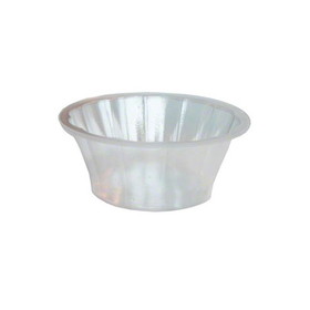 DFI DC12 Dessert Cup - 12 oz. Polystyrene Container Plastic, Clear - 12Oz  4.75" X 2" - 800/cs