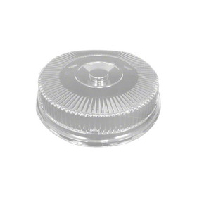 DFI DCS920 Clear Snap-On Round Dome - 16 1/2" x 3 1/2" For 16" catering platter - .015 gauge - 50/CS