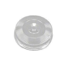 DFI DCS921 Clear Snap-On Round Dome - 18 1/4" x 3 1/2" For 18" catering platter - .015 gauge - 50/CS