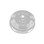 DFI DCS921 Clear Snap-On Round Dome - 18 1/4" x 3 1/2" For 18" catering platter - .015 gauge - 50/CS, Price/Case