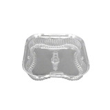 DFI DRS832 Clear Snap-On Rectangular Dome - For 4 cell muffin pan with center post -8 3/4