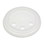 Pactiv DFL122Z Stock Cold Drink Cup Lid 3.625" x 0.25", Translucent, Oriented/High Impact Polystyrene, Medium, Lid for 12-22 Oz Stock Cold Drink Cup (2400/CS), Price/Case