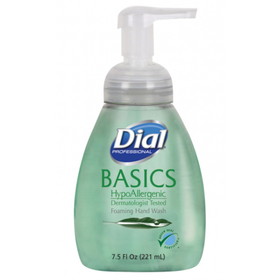 Dial Basics 2795282, Liquid Hand Soap, 7.5 oz. Pump, Hypoallergenic, 12/CS