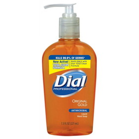 Dial Professional 1937896 Antimicrobial Hand Soap 7.5 Oz, Liquid, Distinct Scent, Decor Pump, (12 per Case)