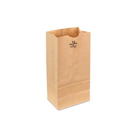 Duro Bag 71012 Bulwark 12# - 7-1/16" x 4-1/2" x 13-3/4", 57#BW Capacity, Virgin Kraft Paper, SOS Bag, Recyclable (400/CS)