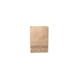 Duro Bag 13607 Dubl Life 12" x 7" x 17" - 1/6 BBL to 70#BW, Natural Kraft Paper, Recycled, BBL Sack (300/CS)