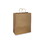 Duro Bag 87127 Dubl Life 13" x 6" x 15-3/4", 60#BW Capacity, Kraft Paper, "Traveler", Shopping Bag W/ Paper Twist Handles, Recycled (250/CS), Price/Case