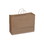 Duro Bag 87129 Dubl Life 16" x 6" x 12", 65#BW Capacity, Kraft Paper, "Tote", Shopping Bag W/ Paper Twist Handles, Recycled (250/CS), Price/Case
