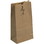 DURO BAG MFG 18402 Dubl Life 2# - 4-5/16" x 2-7/16" x 7-7/8", 30#BW Capacity, Kraft Paper, SOS Bag, Recycled (500/CS), Price/Case