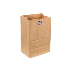 Duro Bag 71021 Bulwark 20#SH 8-1/4" x 5-5/16" x 13-3/8", 57#BW Capacity, Kraft Paper, Bulwark SOS Bag (400/CS)