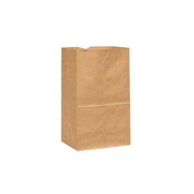 Duro Bag 18421 Dubl Life 20#SH - 8-1/4" x 5-15/16" x 13-3/8", 40#BW Capacity, Natural, Kraft Paper, SOS Bag Recycled (500/CS)