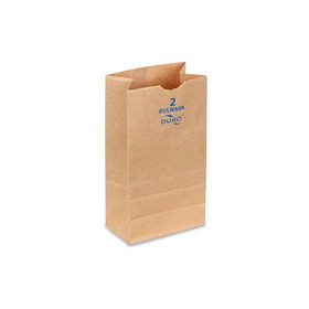 Duro Bag 71002 Bulwark 2# 4-5/16" x 2-7/16" x 7-7/8", 52#BW Capacity, Virgin Paper, SOS Bag (400/CS)