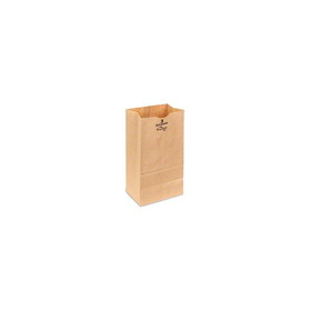 Duro Bag 71003 Bulwark 3# - 4-3/4" x 2-15/16" x 8-9/16", 52#BW Capacity, Virgin Kraft Paper, SOS Bag, Recyclable (400/CS)