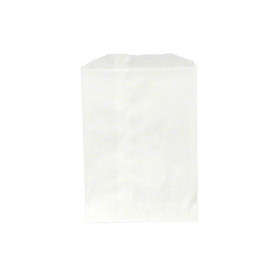 Duro Bag 14927 Merchandise Bag 6-1/4" x 9-1/4", 30# Capacity, White, Paper, Pinch Bottom, (3000/CS)