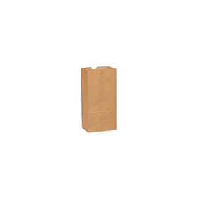 Duro Bag 18408 Dubl Life 8# - 6-1/8" x 4-1/8" x 12-7/16", 35#BW Capacity, Kraft Paper, SOS Bag, Recycled (500/CS)
