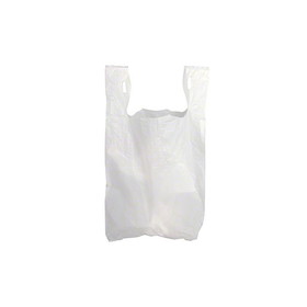 Duro 84575 Bag Poly White, T-Shirt, Plain 13" X 10" X 23" - .7MIL Jumbo - 1000/CS