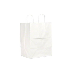 Duro Bag 87904 Shopping Bag 12" x 9" x 15-3/4", 65#BW Capacity, White, Virgin Paper, Regal, (200/CS)