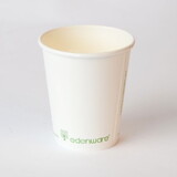 Edenware PLA08, 8oz Hot Cup, PLA-Lined Compostable, White, 20/50/CS