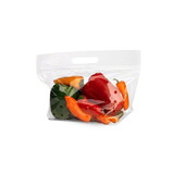 FantaPak ZIP-109-CLEAR BAG VENTED STAND UP PRODUCE POUCH 10X9 2 MIL CLR/VENTED 500/cs