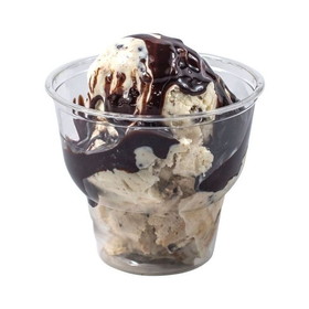 Fabri-Kal 9506004 Indulge Dessert Container 8 Oz, Clear, Polyethylene Terephthalate, Recyclable, Round, (1000 per Case)