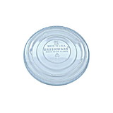 Fabri-Kal 9509111 Greenware Clear, Polylactic Acid, Recyclable, X-Slot, Lid for 12 to 20 Oz Cold Drink Cup (1000 per Case)