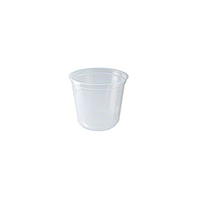 Fabri-Kal 9505103 PRO-KAL Deli Container 24 Oz, Clear, Polypropylene, Recyclable, (500/CS) Use Lid FK-PPDELI or FK-PEDELI