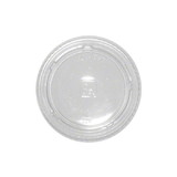 Fabri-Kal 9505084 Carry-Out Portion Cup Lid Clear, Polyethylene Terephthalate, Flat, Recyclable, Lid for PC325/PC400/PC550 3.25 Oz Carry-Out Portion Cup (2500 per Case)