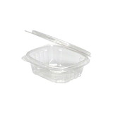 Genpak AD04 Clear Hinged Deli Container PET - 4.25