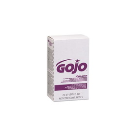 GOJO 2217-04 Deluxe Lotion Soap 2000 ML Dispenser Refill, Liquid, Light Pink, Floral Scent, (4 Pack per Case)