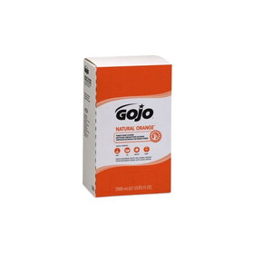 GOJO 7255-04 Orange Pumice Hand Cleaner 2000 ML Dispenser Refill, Liquid, Gray, Citrus Scent, Quick Acting, (4 Pack per Case)
