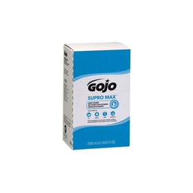 GOJO 7272-04 Supro Max Hand Cleaner 2000 ML Dispenser Refill, Liquid, Tan, Pleasant Scent, Heavy Duty, (4 Pack per Case)