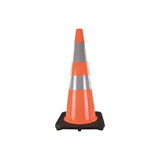 The Home Depot 00457 SAS Traffic Safety Cone Solid Orange w/Reflective Collar 36