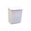 Hospeco 250-201W Waste Receptacle 8.75" x 4.875" x 10.5", White, Durable PPC Plastic, Menstrual Care, (300 Case per Pallet), Price/EA