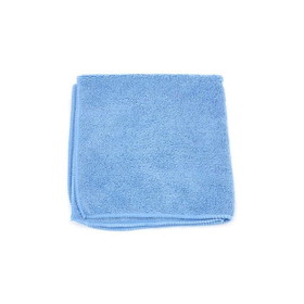 Hospeco 2502-B-DZ MicroWorks Towel 16" x 16" Sheet, Blue, Microfiber, Standard, (18 Dozen per Case)