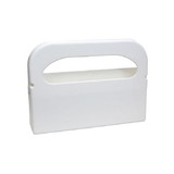 Hospeco HG-1 Health Gards Wall Mount, White, Plastic, Round Corner, Half Fold, Toilet Seat Cover Dispenser (1 per Pack)