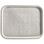 Chinet 20804 Savaday Molded Fiber Flat Tray - 14"x18", White  (100 per Case), Price/Case