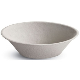 Huhtamaki 21060 SAVADAY Tableware Food Bowl 9" Diameter, 45 Oz, Molded Fiber, Recyclable, Round, (500 per Case)