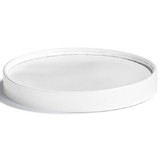 Huhtamaki 60064 Food Container Lid White, Paperboard, Lid for 64 Oz Food Container (250 per Case)