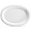 Huhtamaki 81211 Tableware Food Platter 11", White, Plastic, Platter, Oval, Large (500) per case, Price/Case
