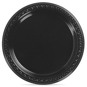 Huhtamaki 81407 Tableware Food Plate 7", Black, Plastic, (1000 per Case)