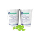 Easy Paks 5412135 Detergent/Disinfectant 0.5 Oz Packet, Opaque/Green, Lemon Fragrance, Powder, (90 Packs/Bucket - 2 Buckets/CS)