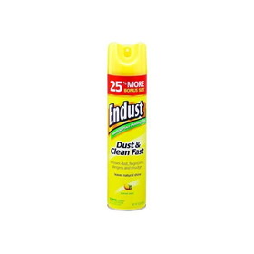 Endust CB508171 Dusting and Cleaning Spray 12.5 Oz, Lemon Zest Aerosol, (6/CS)