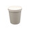 Kari-Out KA-2340032 Combo White Paper Soup Cup w/Vented Lid - 32 oz. 250/CS, Price/Case