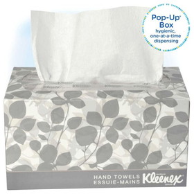 Kleenex 01701 Hand Towel 9" x 10.5" Sheet, White, 120 per box/18 per case (2160 Pack per Case)