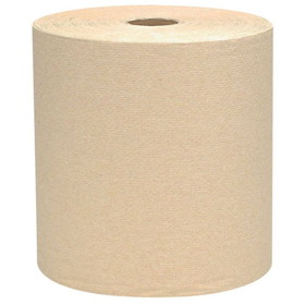 Scott 04142 Essential 8" W Sheet, 800' L Roll, 1-Ply, Kraft, Hard Roll Towel (12 Roll per Case)