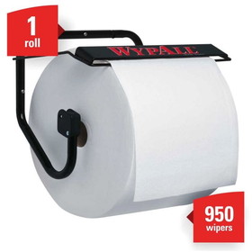 WypAll 05841 L30 Wiper Towel Roll 12.4" x 13.3" Sheet, Latex-Free, White, (950 Sheet per Roll)